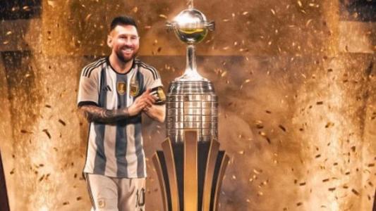 Campeão mundial pela Argentina, Messi recebe pedido da Conmebol para jogar Libertadores