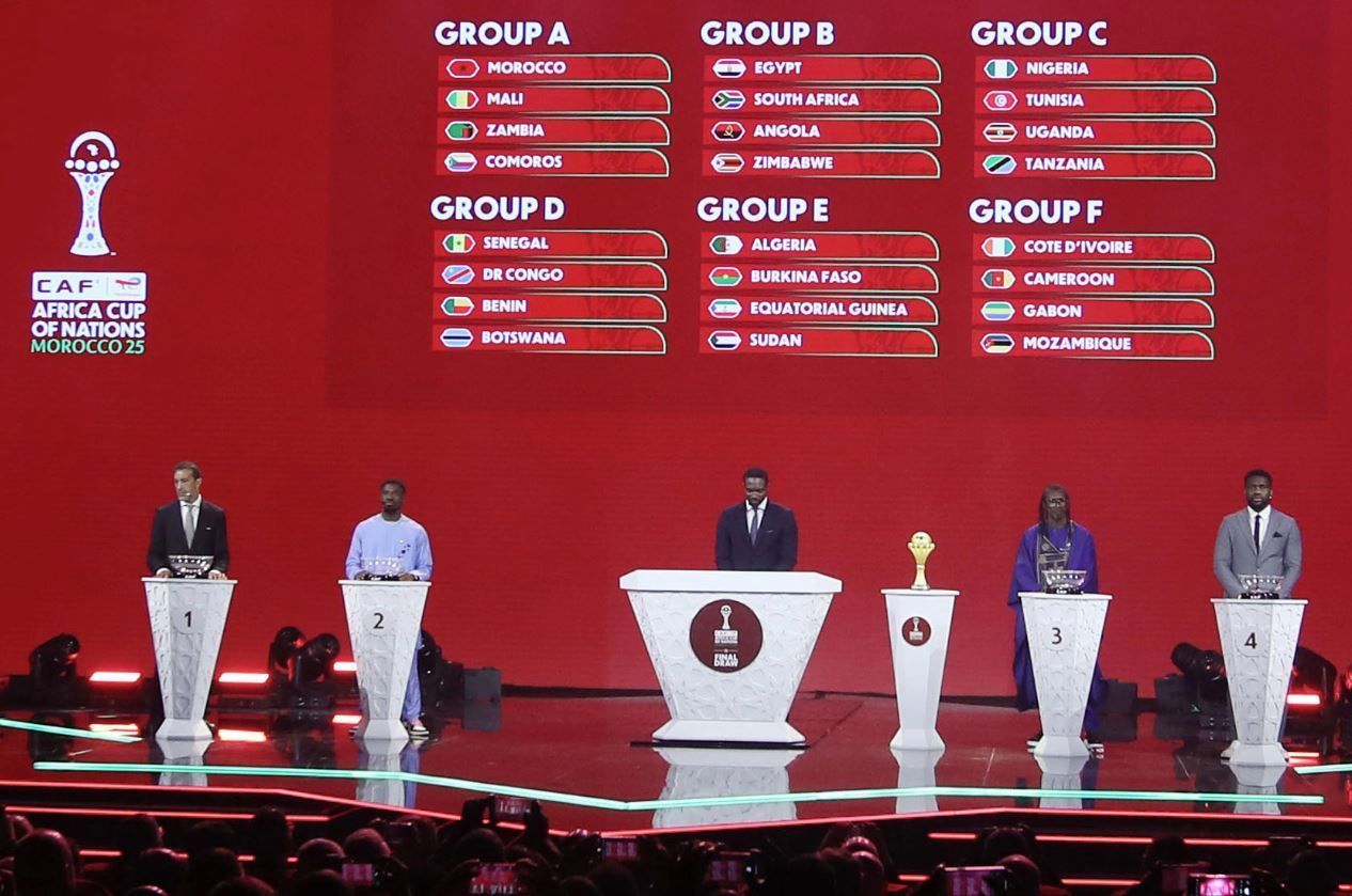 Copa Africana de Nações 2025: veja os grupos definidos após sorteio