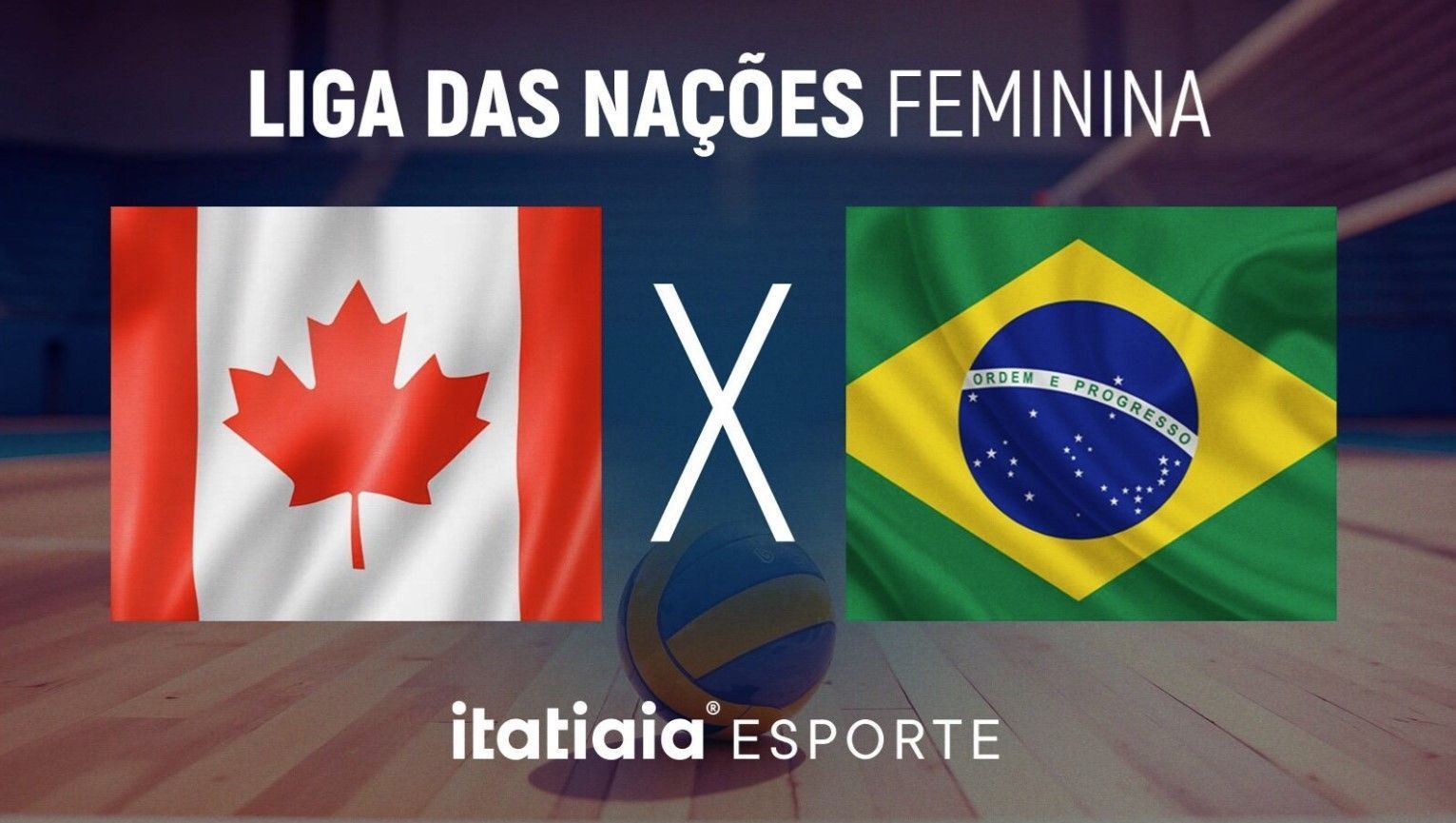 Horário e onde assistir Canadá x Brasil, pela Liga das Nações Feminina