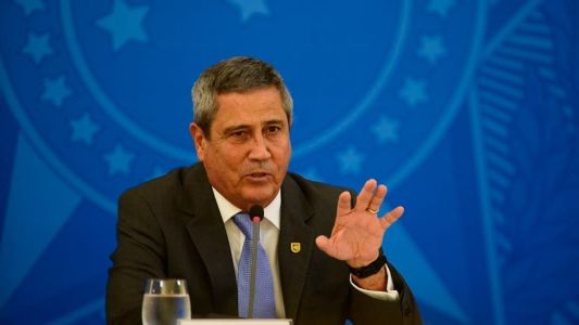 Candidato a vice na chapa de Bolsonaro, general Walter Braga Netto