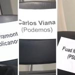 Ausentes em debate, Fuad, Viana e Tramonte são chamados de 'fujões' por adversários