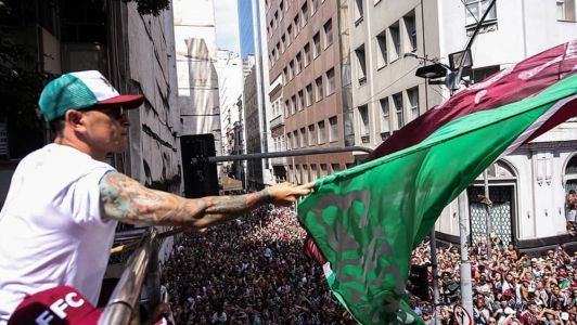 Cano foi um dos mas ovacionados pela torcida do Fluminense