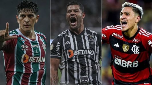 Cano, Hulk e Pedro estão entre os cinco principais goleadores deste ano