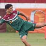 Cano reencontra torcida do Fluminense depois de conquista da Libertadores
