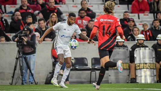 Canobbio, atacante do Athletico-PR, não enfrentará o Cruzeiro em Belo Horizonte