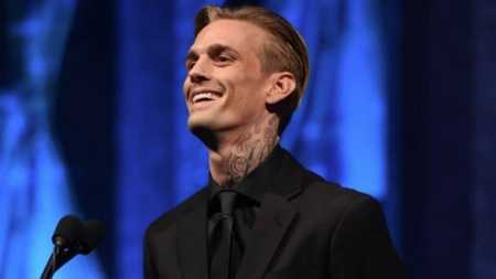 Cantor e ator norte-americano Aaron Carter