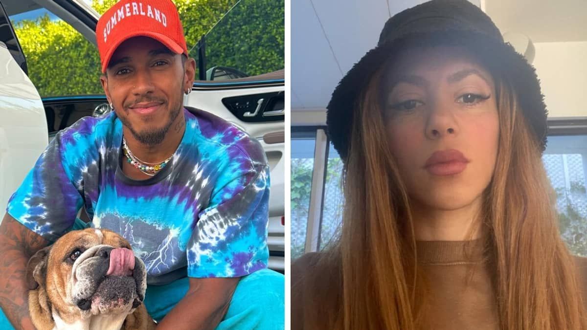 Shakira e Lewis Hamilton são vistos juntos durante passeio de barco em Miami