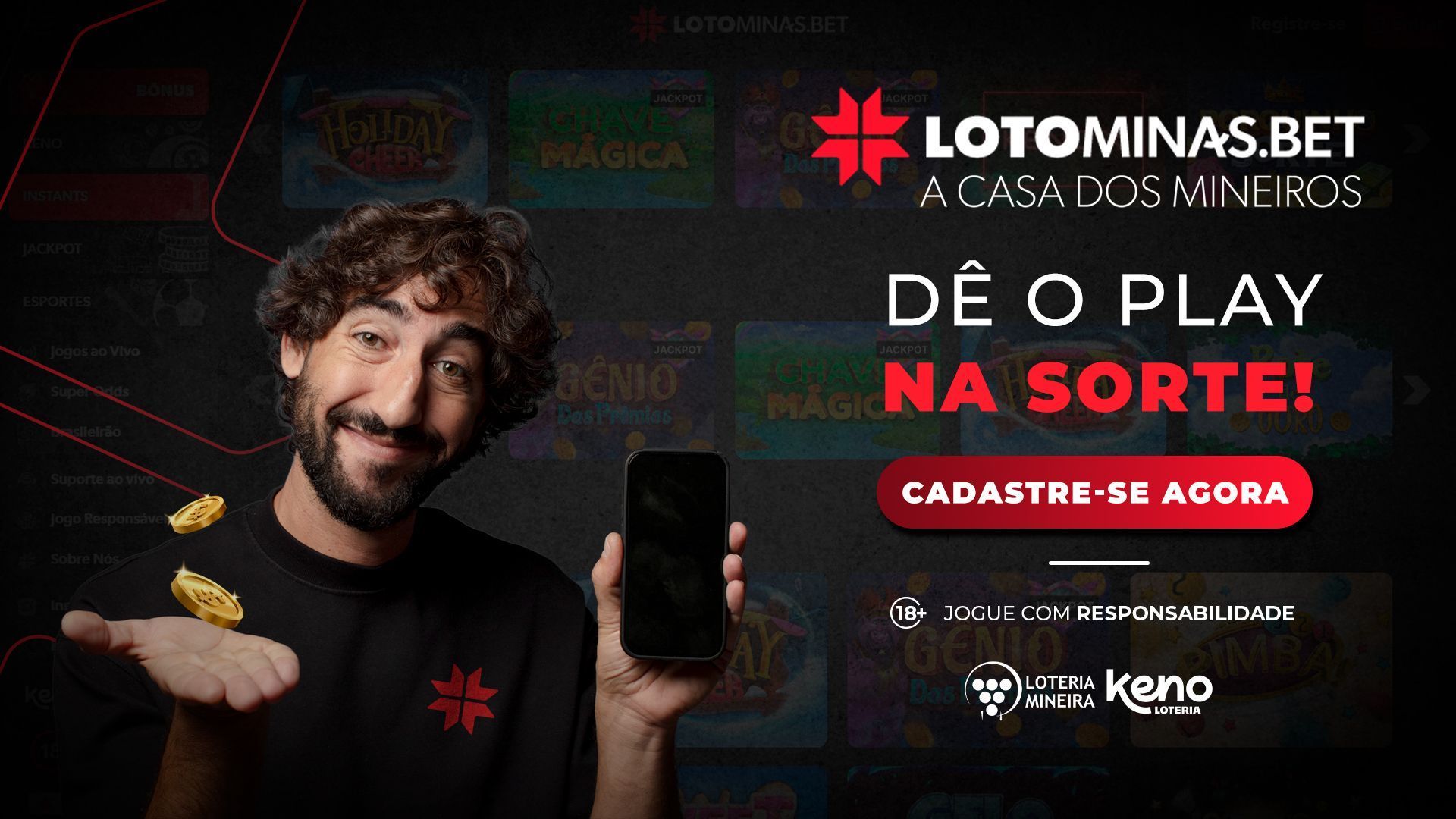 Com jogos auditados e transparência, Lotominas se firma como a plataforma oficial de apostas dos mineiros