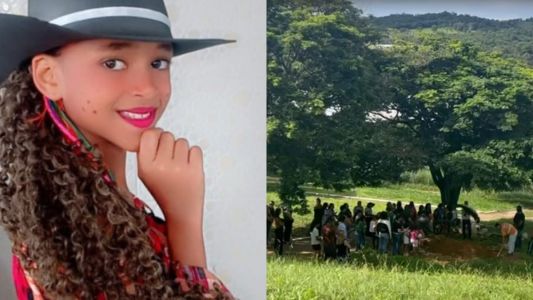 Menina morta após queda de pergolado em condomínio é velada e sepultada em Vespasiano