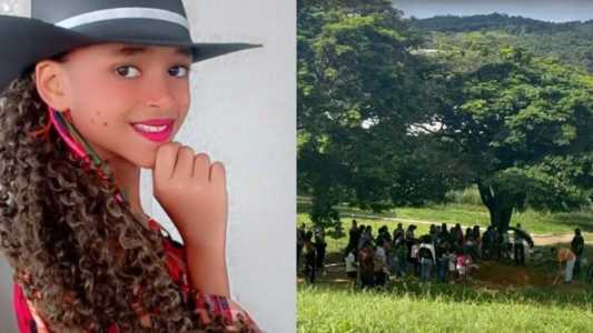 Menina morta após queda de pergolado em condomínio é velada e sepultada em Vespasiano