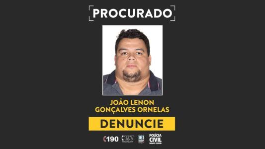 Polícia Civil procura por 'João Lenon', foragido após ser acusado de homicídio em MG