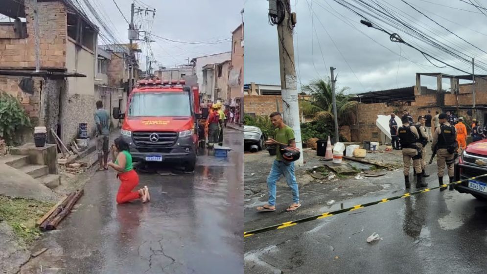 Vídeo: Tia de vítimas de desabamento em BH agradece a Deus após resgate: 'Milagre'