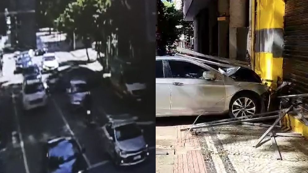 Vídeo: veja momento em que idosa passa mal e atropela mulher no Centro de BH; as duas morreram