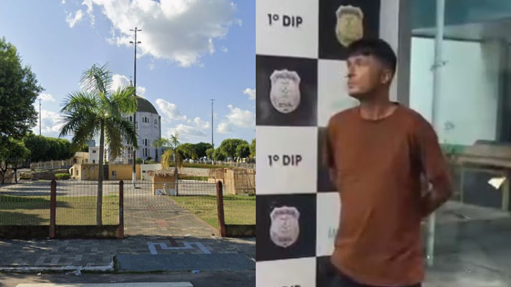 Homem agride padre dentro de igreja, é preso e liberado
