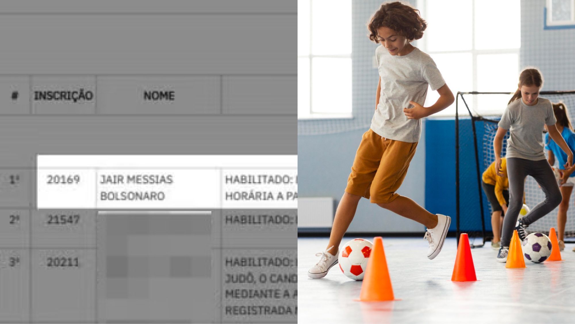 'Jair Messias Bolsonaro' passa em 1º lugar em seleção de professor de Educação Física no ES