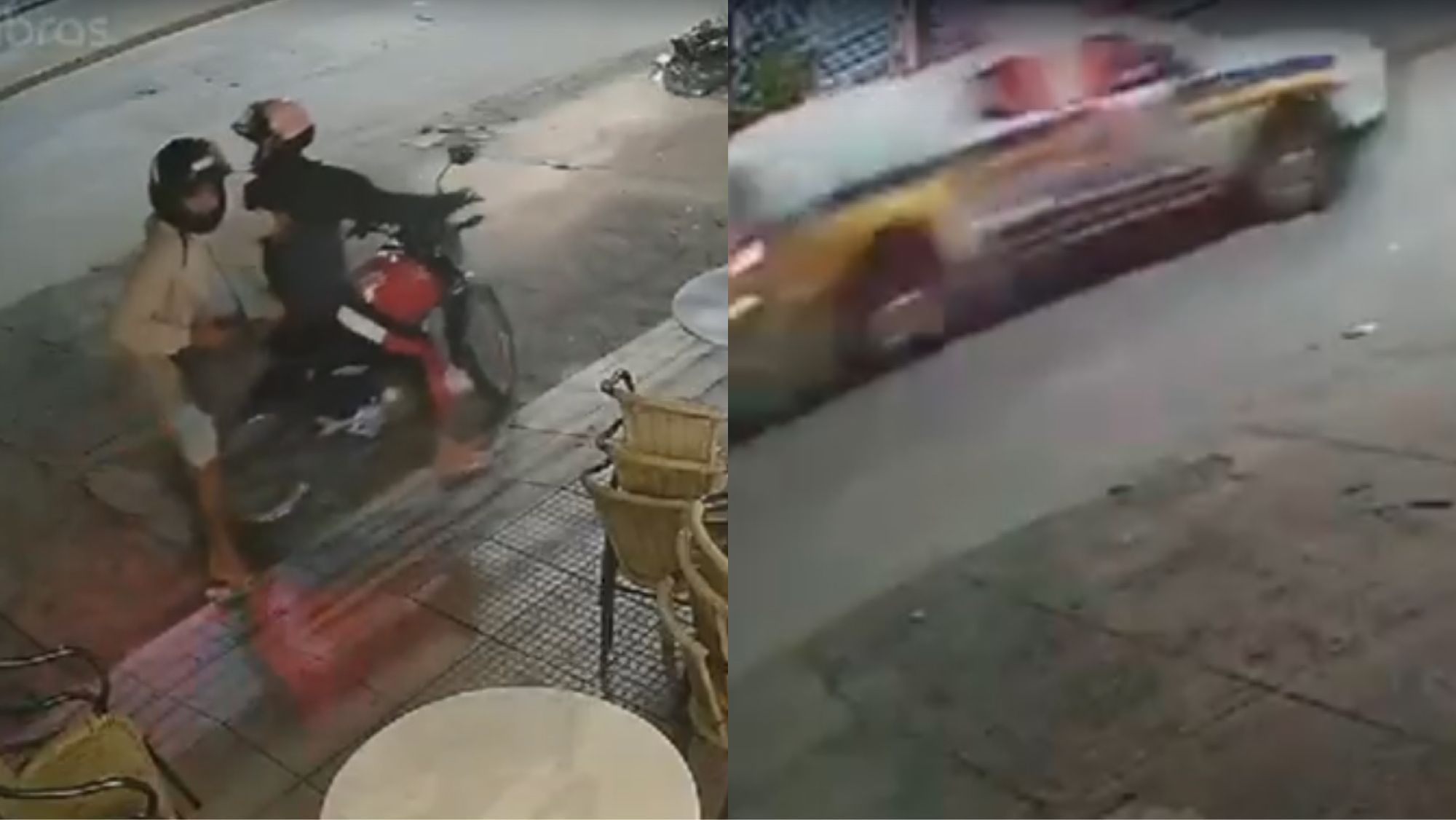 Vídeo: dupla tenta assaltar lanchonete de madrugada e é impedida pela PM em BH