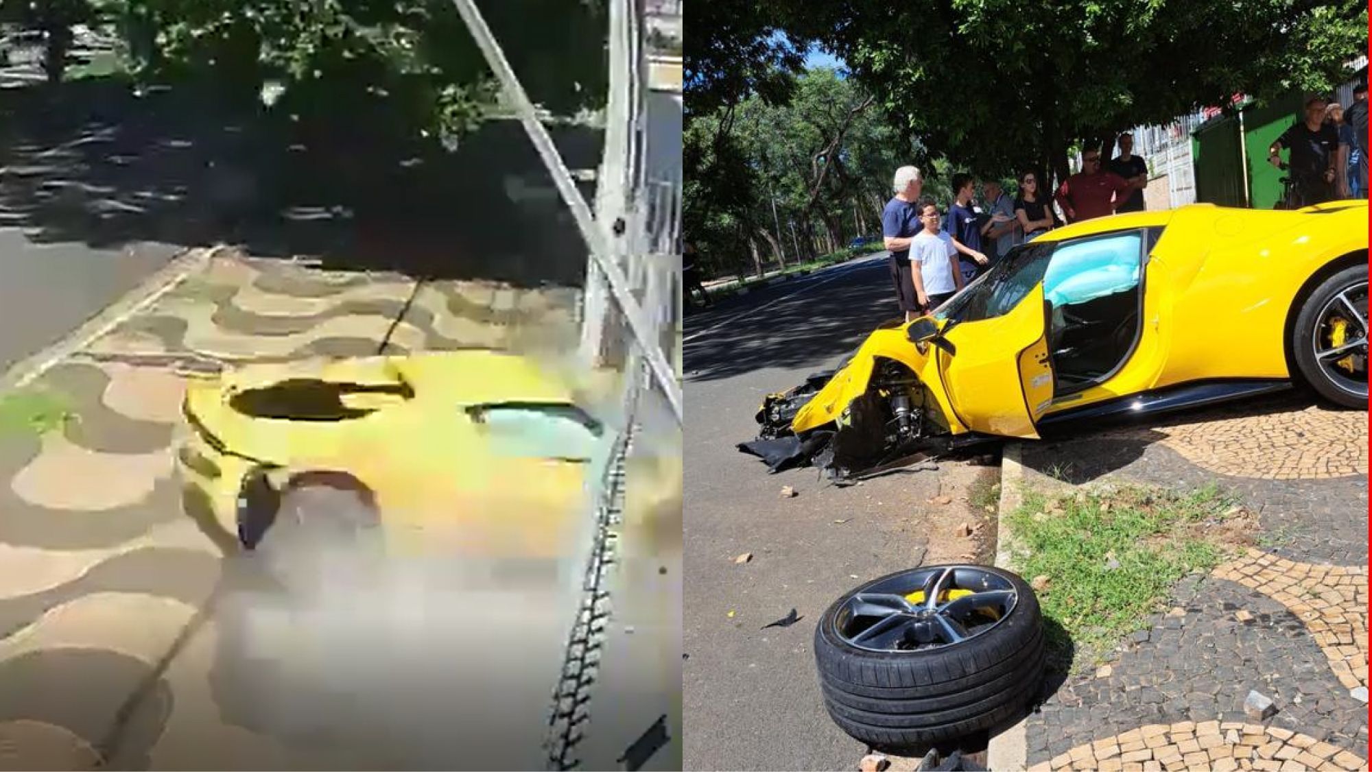 Vídeo: funcionário de concessionária bate e destrói Ferrari de R$ 3,2 milhões em SP