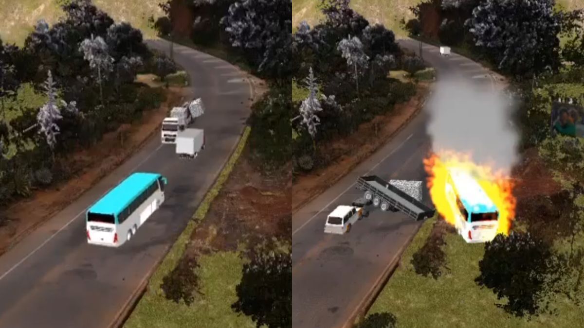 Vídeo: animação 3D reconstrói acidente que matou 39 pessoas na BR-116 em MG