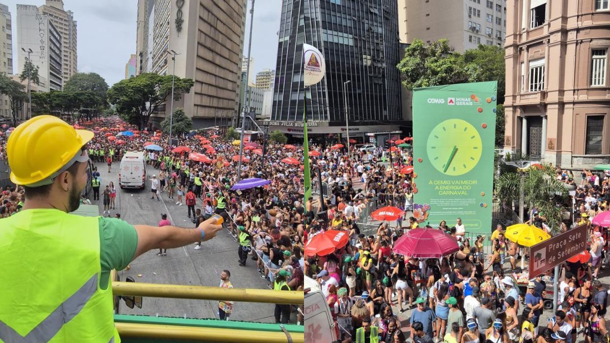 Cemig calcula 'energia gerada por foliões' no Carnaval de BH; veja resultado
