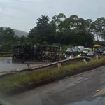 Após 3 horas de interdição, BR-040 é liberada em Nova Lima no sentido BH