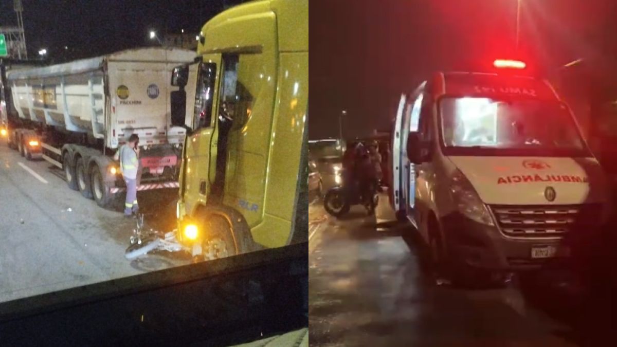 Motociclista morre após bater na traseira de caminhão no Anel Rodoviário, em BH