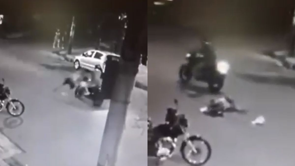 Vídeo: motociclista atropela idoso de 70 anos e foge sem prestar socorro em BH