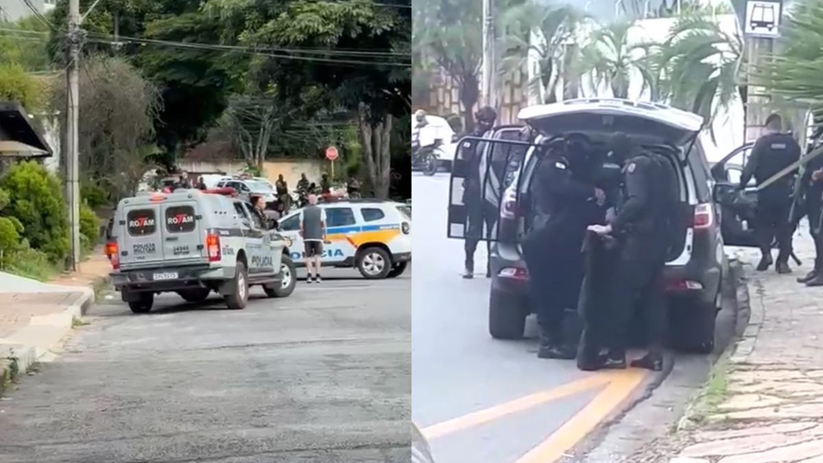 Homem é preso após invadir mansão para roubar no bairro Belvedere, em BH; veja imagens