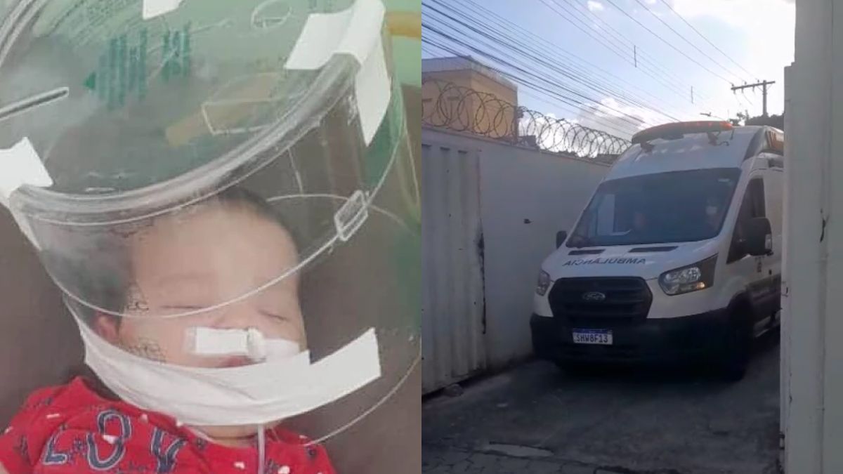 Bebê internada com bronquiolite em UPA de Neves é transferida para BH após mobilização da família
