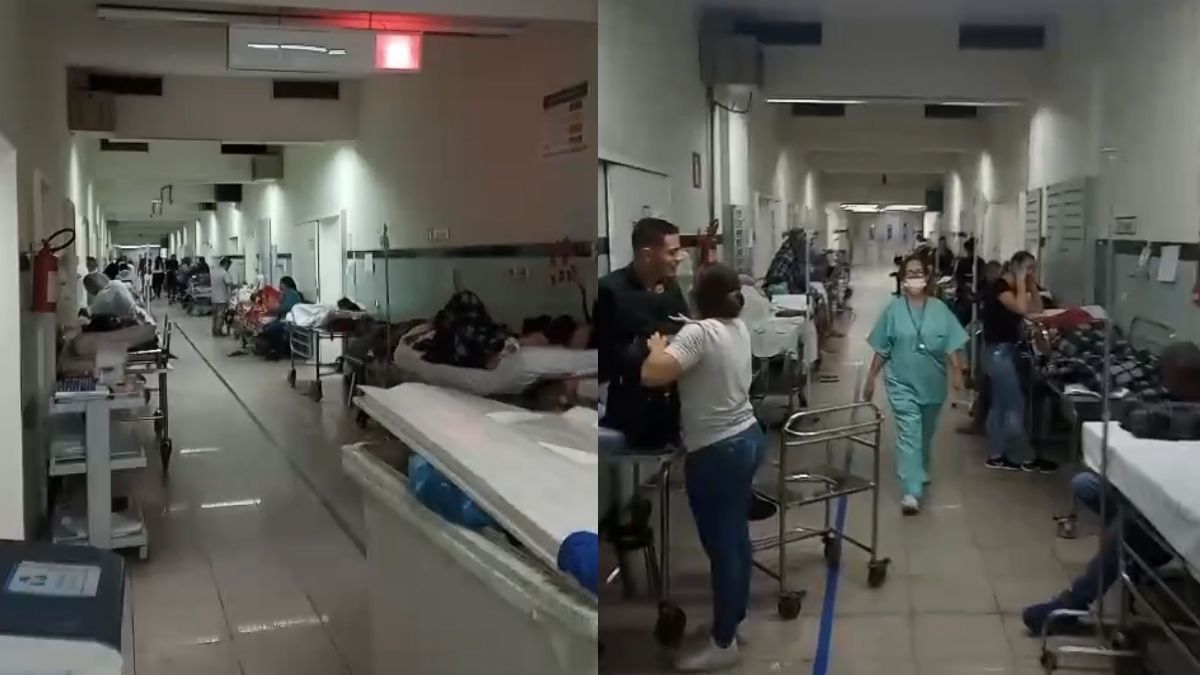 Vídeo: pacientes recebem atendimento no corredor e denunciam superlotação no Hospital João XXIII, em BH