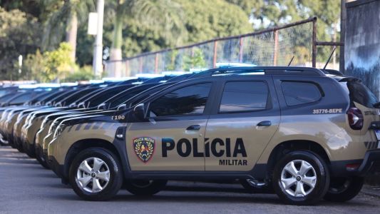 Viaturas da Polícia Militar de Minas Gerais (PMMG)