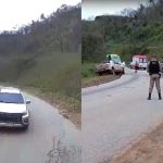 Vídeo: motorista de caminhonete morre após invadir a contramão e bater em caminhão na MG-129