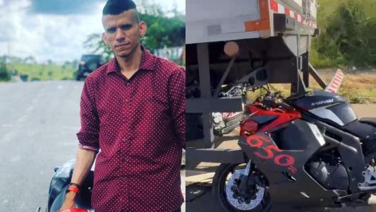 Motociclista bate na traseira de caminhão e morre na BR-262 em Juatuba, na Grande BH