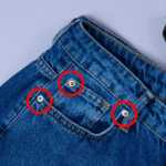 Mais que estilo: a função escondida dos botões de metal nas calças jeans