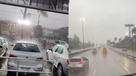 Chove forte na Grande BH na tarde desta terça