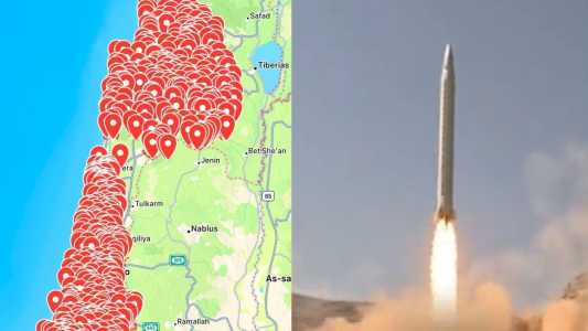 Israel é alvo de nova onda de ataque de mísseis do Irã durante a madrugada