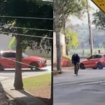 Vídeo: sem CNH, motorista de BMW é preso suspeito de fazer 'drift' na Pampulha, em BH