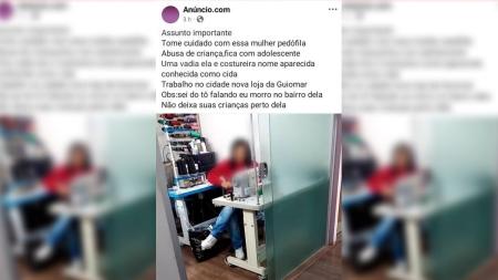 Costureira de BH é falsamente acusada de pedofilia nas redes sociais: 'Estou com medo de sair na rua'