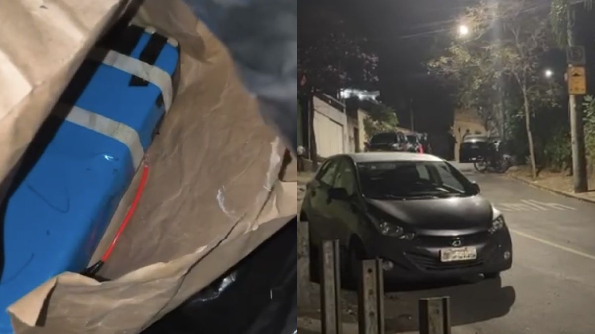 Vídeo: BOPE é acionado para suspeita de bomba em BH; artefato tem sigla 'CV'