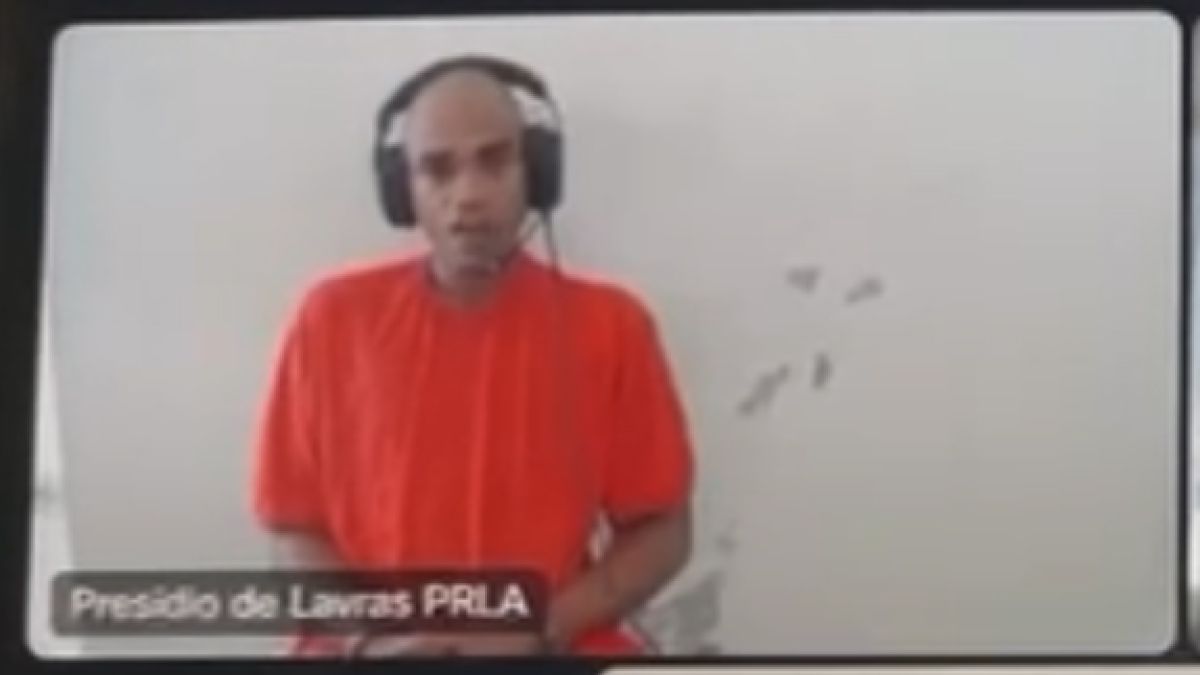 Vídeo: 'Sou o inimigo n.º 1 do Estado', diz detento durante audiência de custódia; juíza adota 'medida extrema' como resposta