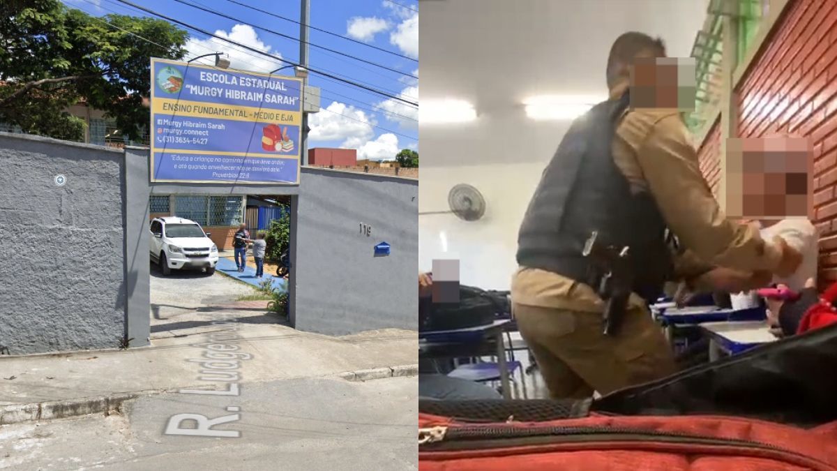 Vídeo: adolescente ameaça diretora de morte após namorado ser retirado de sala pela PM