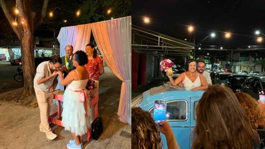 Casal se casa no bar onde se conheceu em BH: 'Clientes muito antigos', diz proprietário