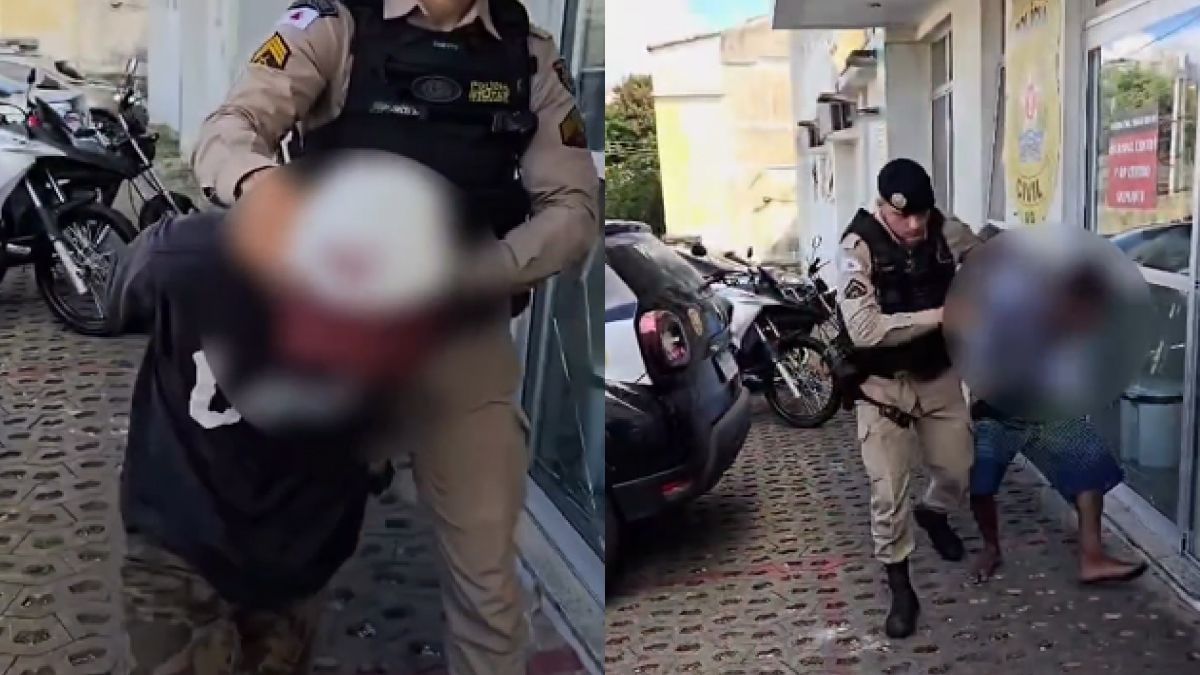 Vídeo: PM prende dois suspeitos de agredir e roubar homem no Centro de BH