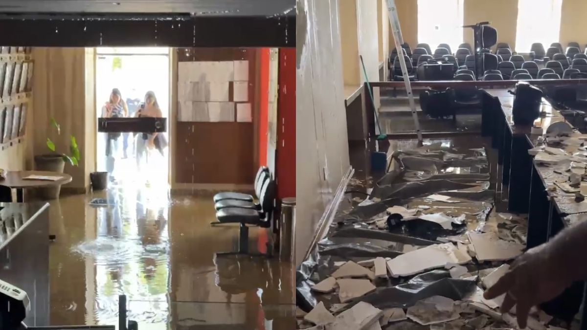 Câmara de Nova Lima é inundada e danificada após estouro de adutora; veja imagens