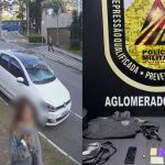 Dupla é perseguida e presa no Aglomerado da Serra após assaltar mulher em Nova Lima