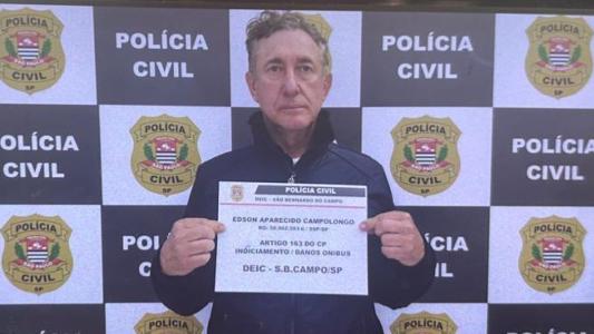Após ser preso, idoso confessa que apedrejou 17 ônibus na Grande SP e diz que queria mudar o Brasil