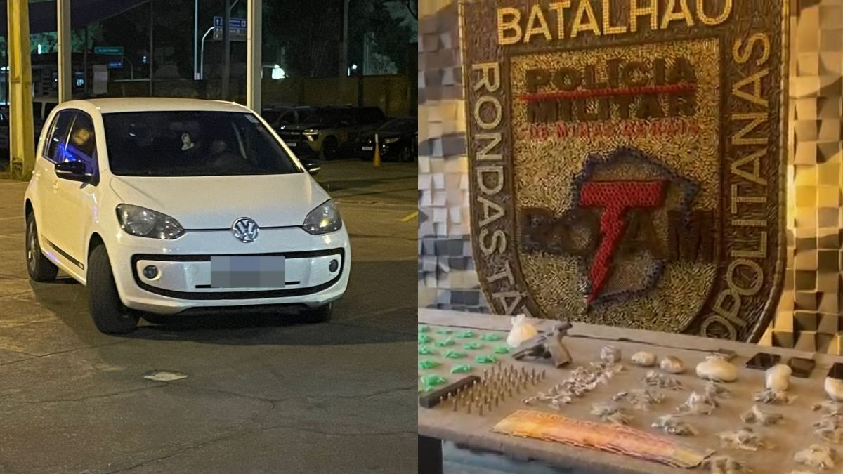 PM recupera carro e prende 4 suspeitos que planejavam usar veículo para atacar gangue rival em BH