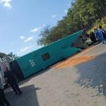 Acidente com ônibus na BR-040: 37 vítimas foram atendidas por hospitais de Juiz de Fora