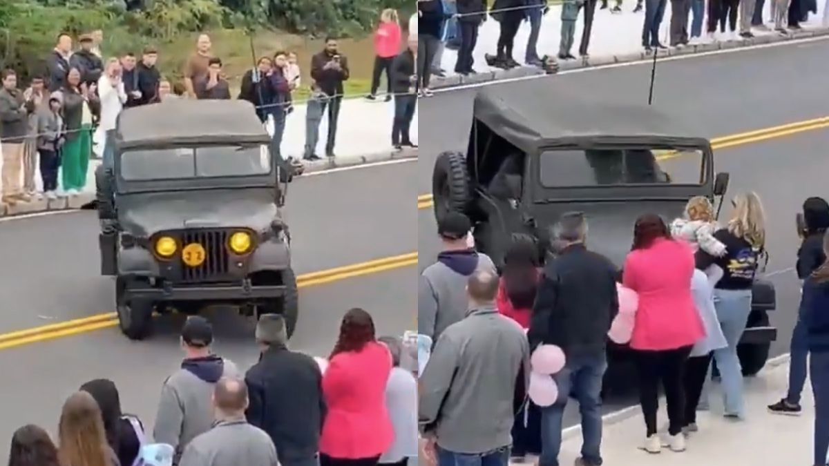 Vídeo: jipe militar desgovernado atropela público em desfile de 7 de Setembro em SC