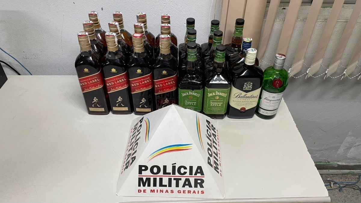 Promotor de eventos é preso com bebidas falsificadas no carro em Ribeirão das Neves