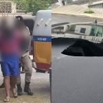 Vídeo: veja prisão de suspeito de jogar bloco de concreto em carro e ferir mulher em BH